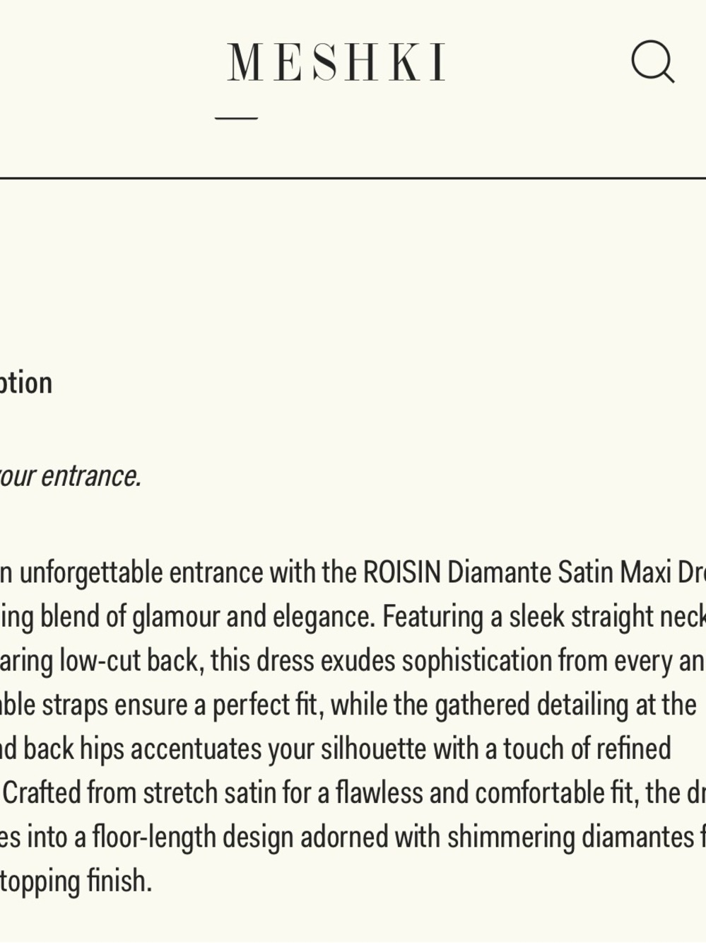 Meshki Roisin Diamanté Maxi Dress- Mahogany - Picture 13 of 15